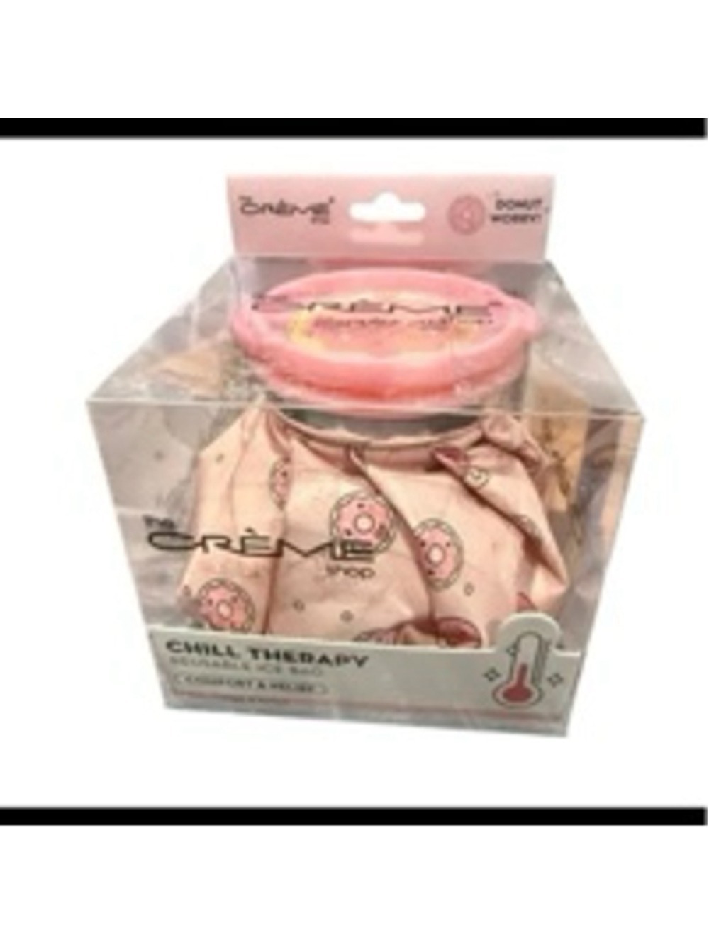 The Crème Shop Donut Worry Chill Therapy Reusable Ice Bag Pink Self Care - Picture 6 of 7